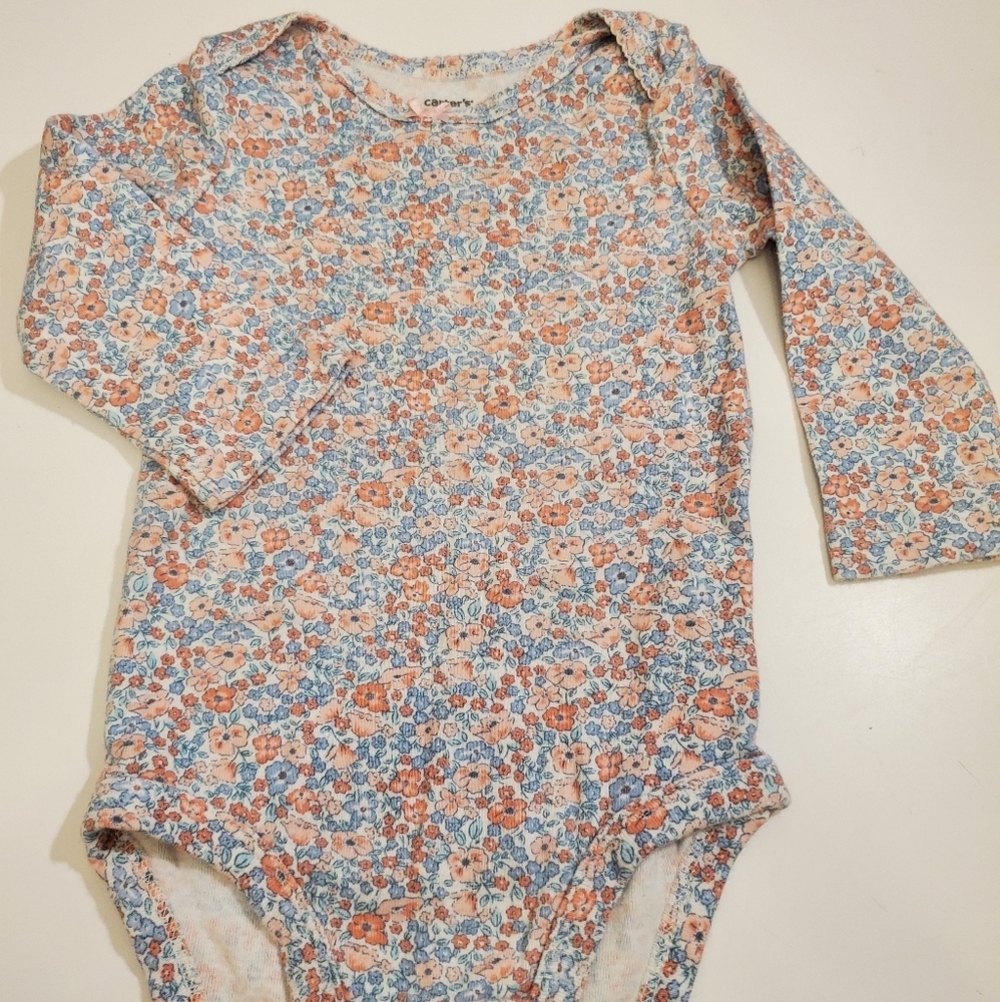 Carter's 9 Month Floral Onesie